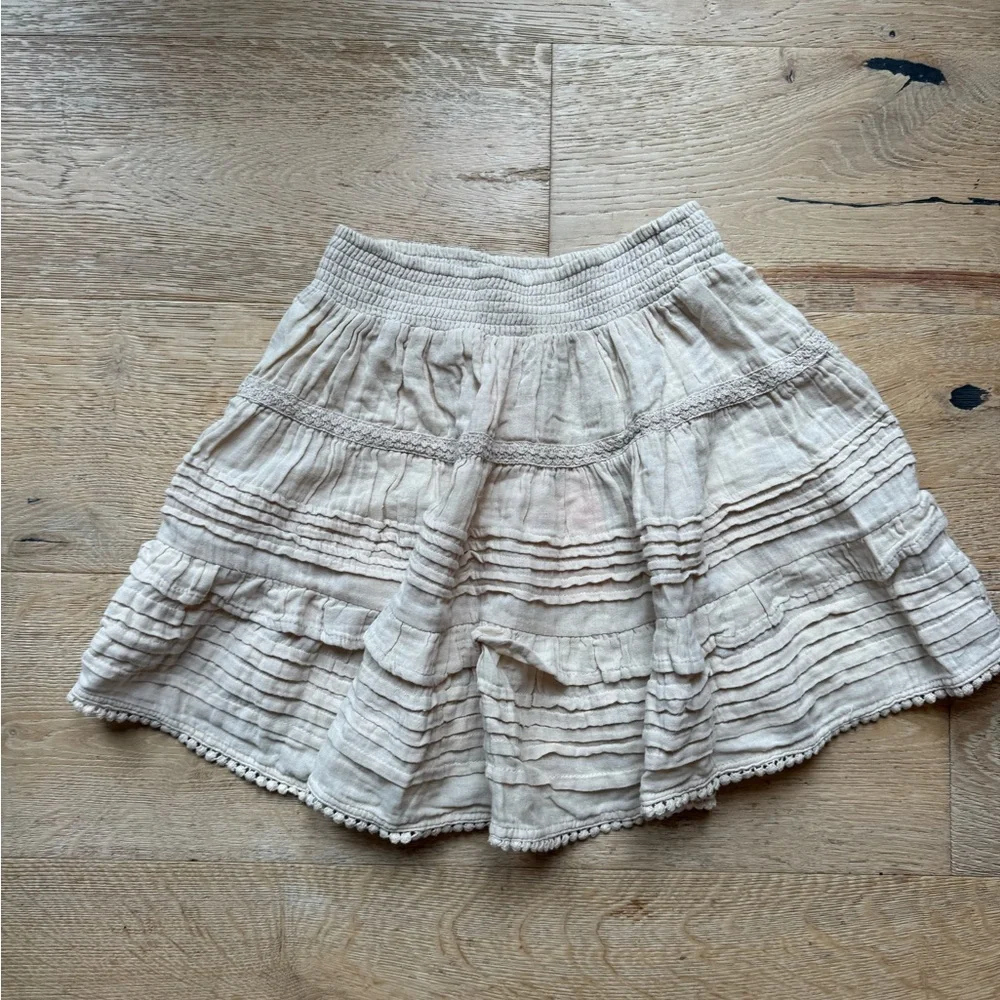 NEW! Spell & the Gypsy Collective Organic Cotton Sand Hanalei Skirt XS PriceFirm